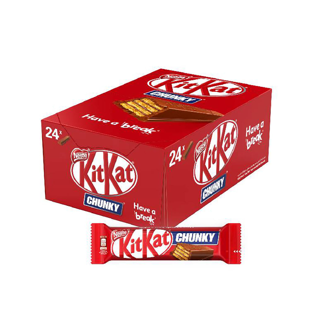 Kitkat Chunky Chocolate Wafer 40Gx24's