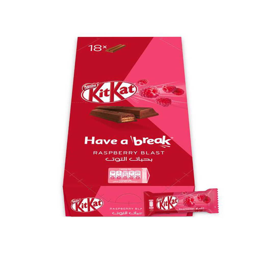Kitkat 2F Raspberry Chococlate Wafer 19.5Gx18's
