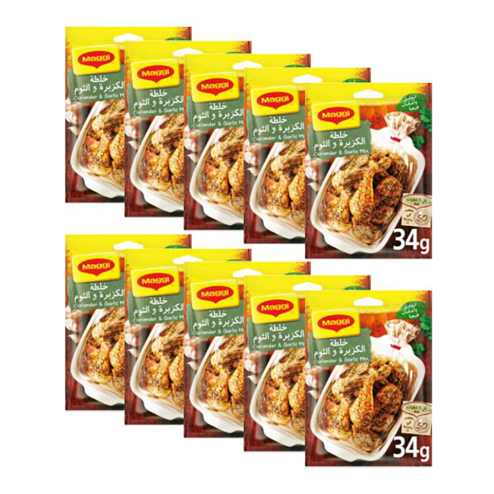 Maggi Mix Juicy Chick. Crndr+Garlic+Lemon 34Gx10