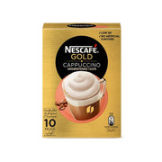 Nescafe Gold Cappuccino Unswtnd Coffee 14.2Gx10s