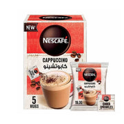 Nescafe Cappuccino Foamy Coffee With Chocolate Sprinkles 5x19.3gm