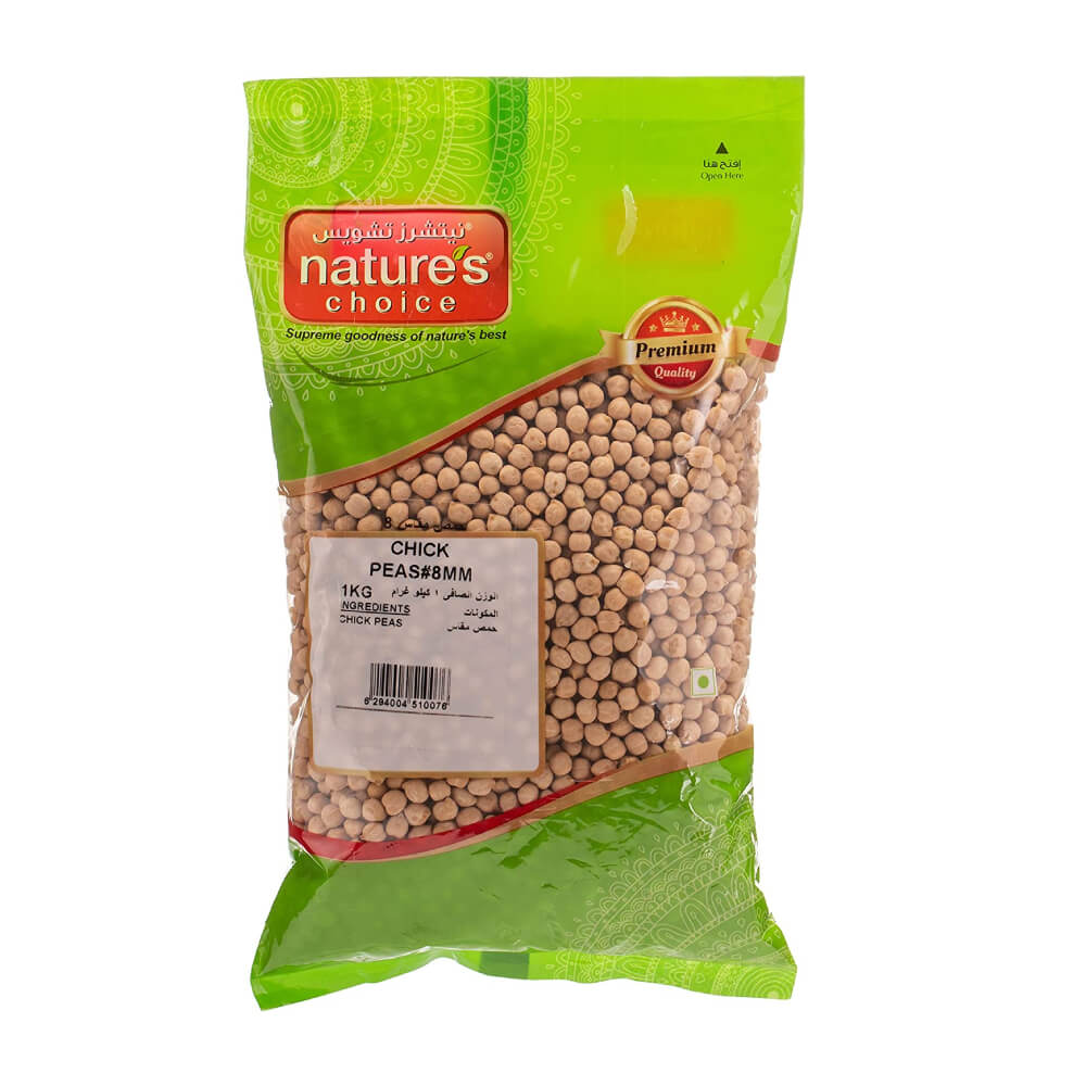 Natures Choice Chickpeas 8 Mm 1Kg