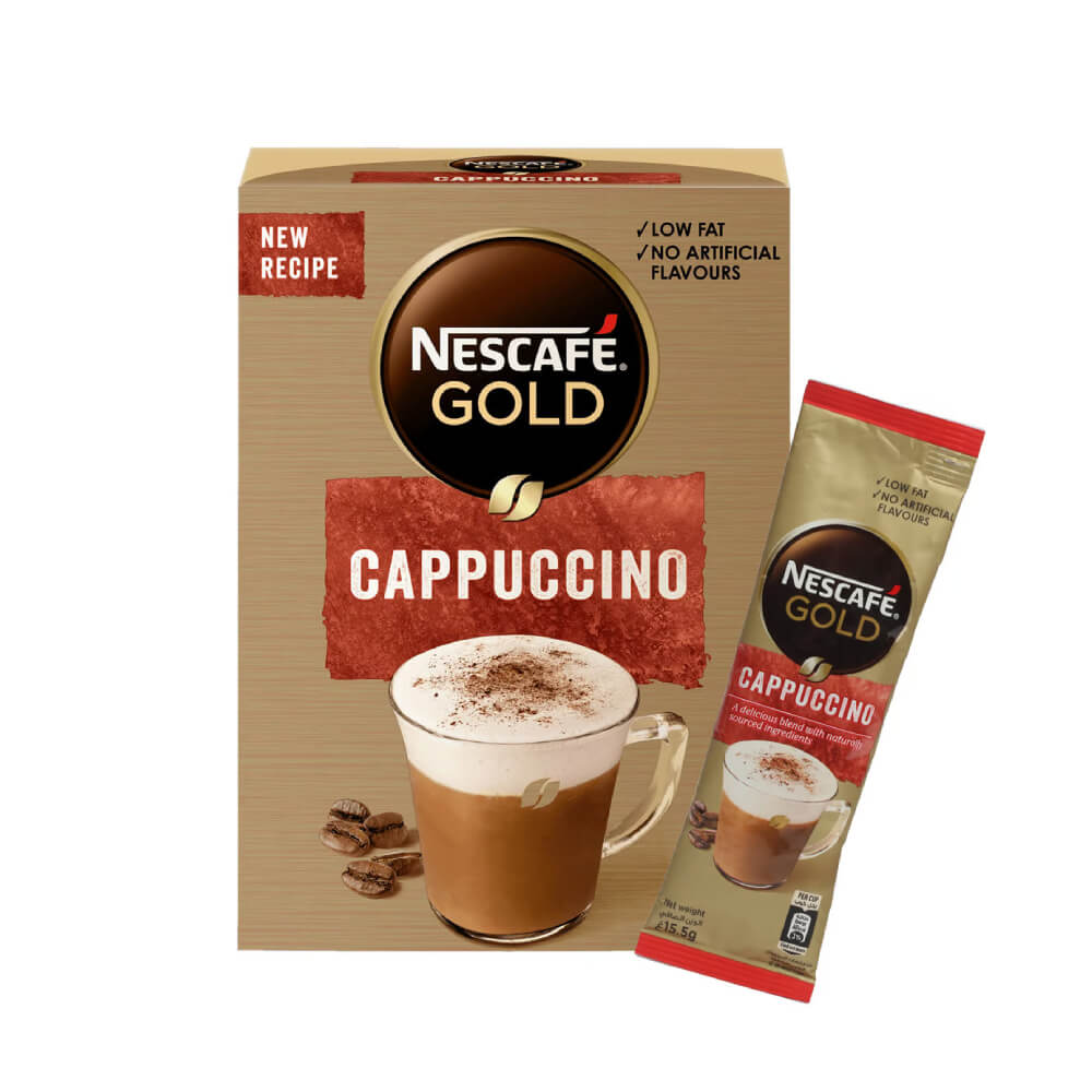 Nescafe Gold Cappuccino Sweet Coffee 10x15.5gm