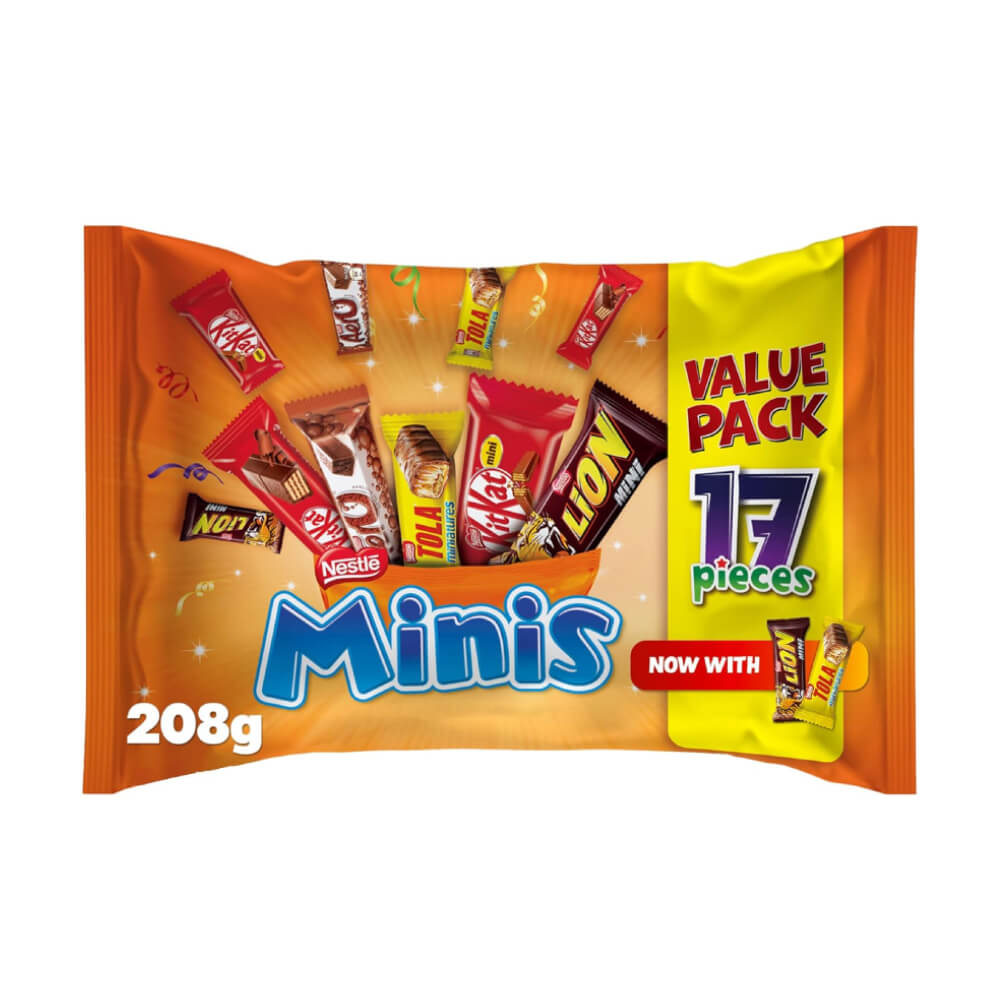Nestle Minis Mix Chocolate Bag 208gm