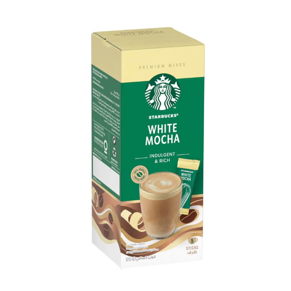 Starbucks White Mocha Indulgent & Rich Instant Coffee Mix 5x24gm