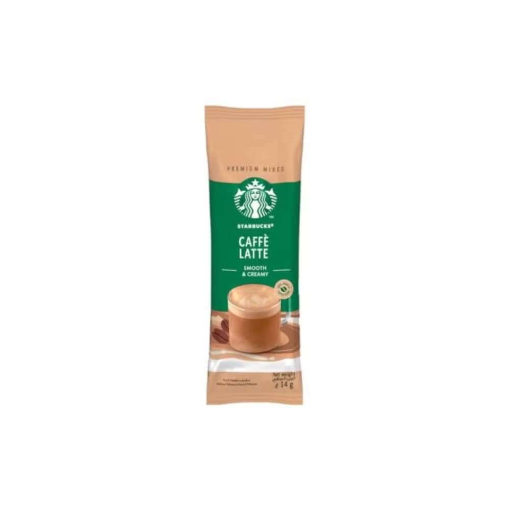 Starbucks Caffe Latte Smooth & Creamy Instant Coffee Mix 14gm
