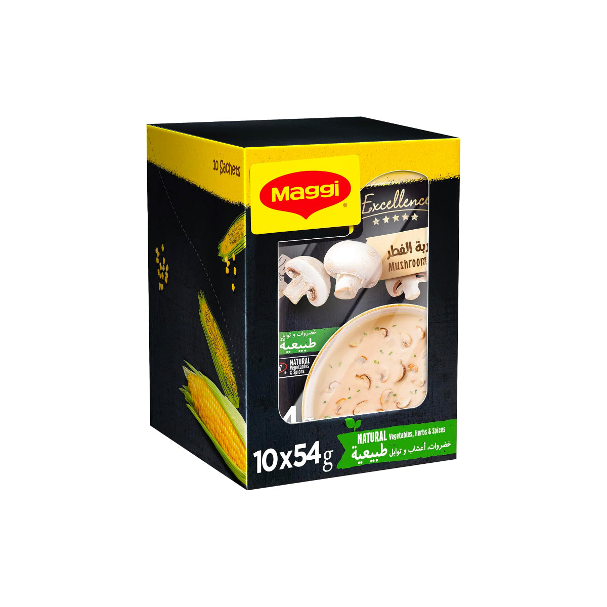 Maggi Excellence Cream Of Mushroom Soup 10x54g