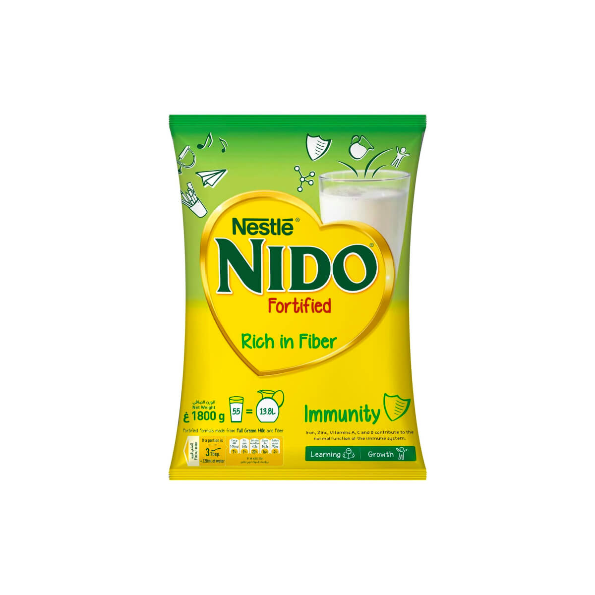 Nido Fortified Milk Powder 1800g