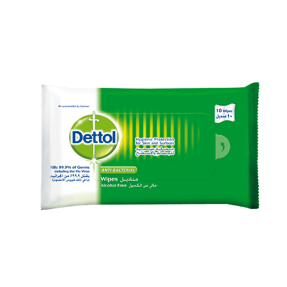 Dettol Anti Bacterial Wipes 10s