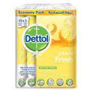 Dettol Anti Bacterial Wipes Skincare 5x10s