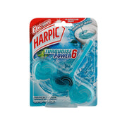 Harpic Toilet Block Turquoise Power 6 Trpcl Lagoon 39G