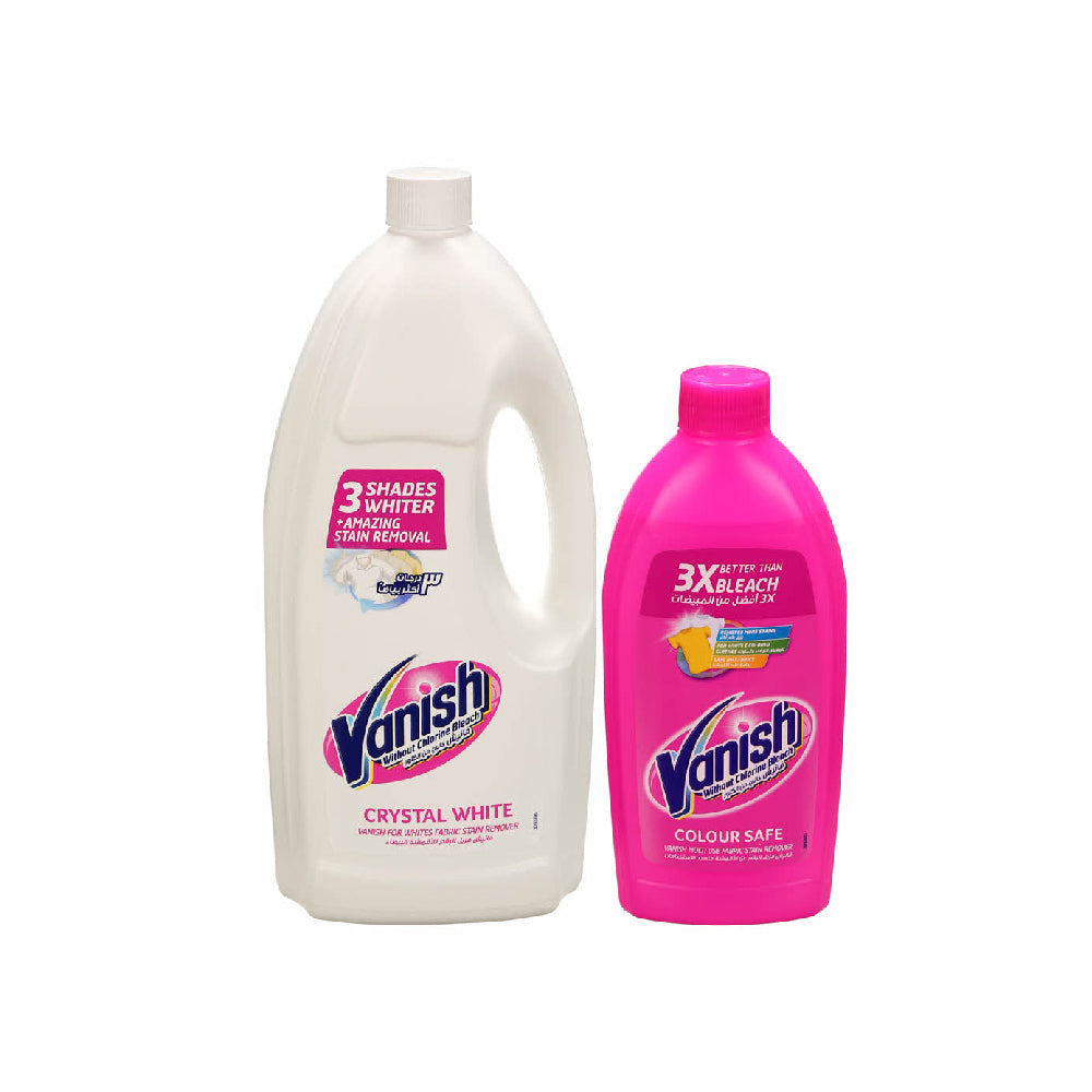 Vanish Stain Remover White 1.8L + Pink 500Ml Free