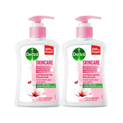 Dettol Skincare Anti-Bacterial Liquid Hand Wash Rose & Sakura Blossom 2x200Ml