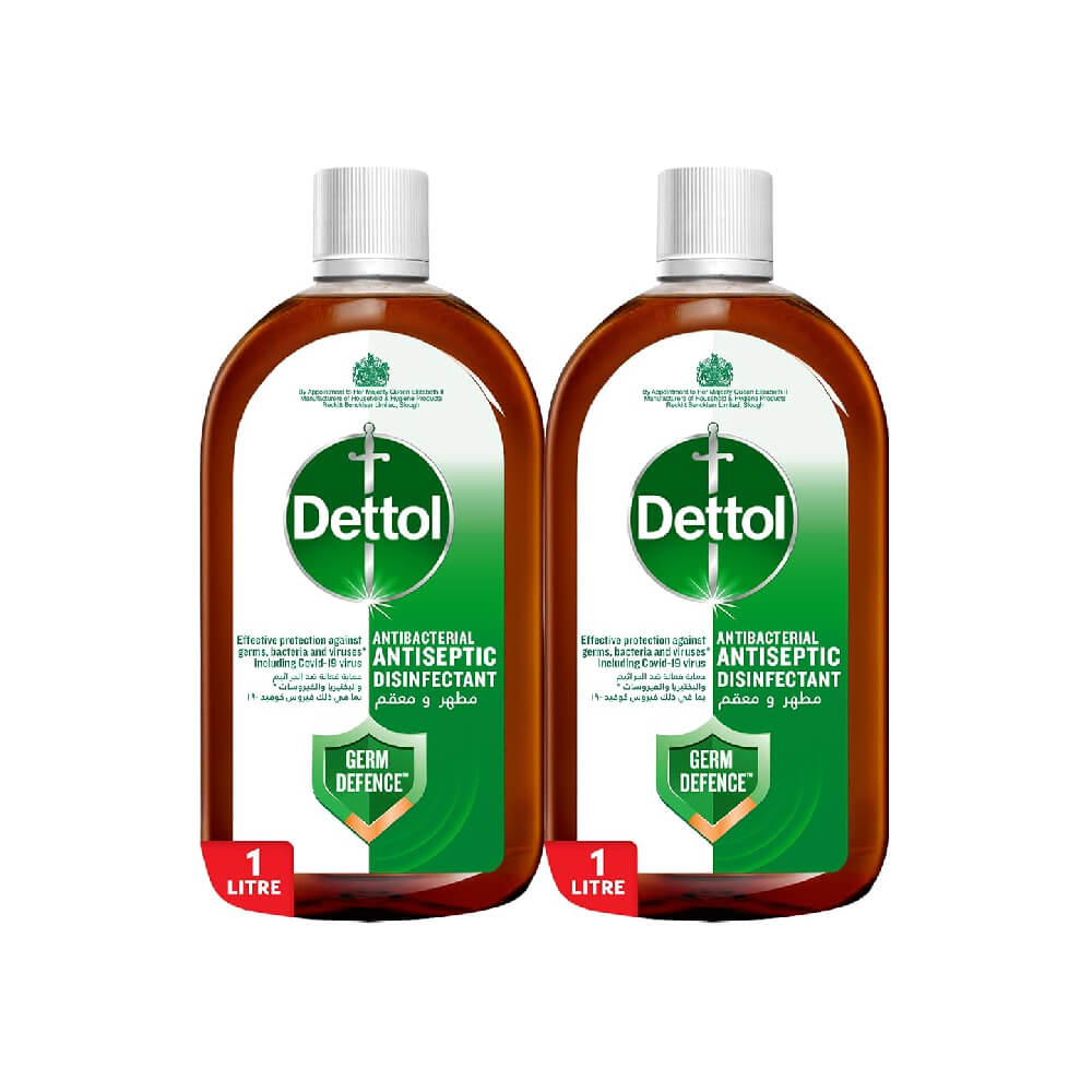 Dettol Anti Bacterial Antiseptic Disinfectant Liquid 2x1L