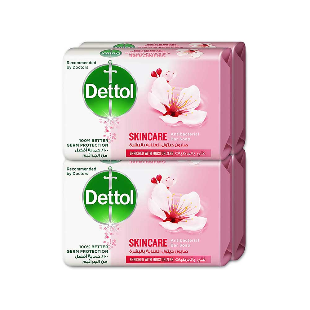 Dettol Bar Soap Skincare @35% Off 120Gx4
