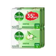 Dettol Bar Soap Aloe Vera @35% Off 120Gx4