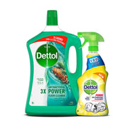 Dettol Multi Purpose Cleaner Pine 3L + Trigger Lemon 500Ml
