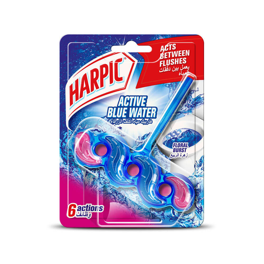 Harpic ITB Blue Floral 35G