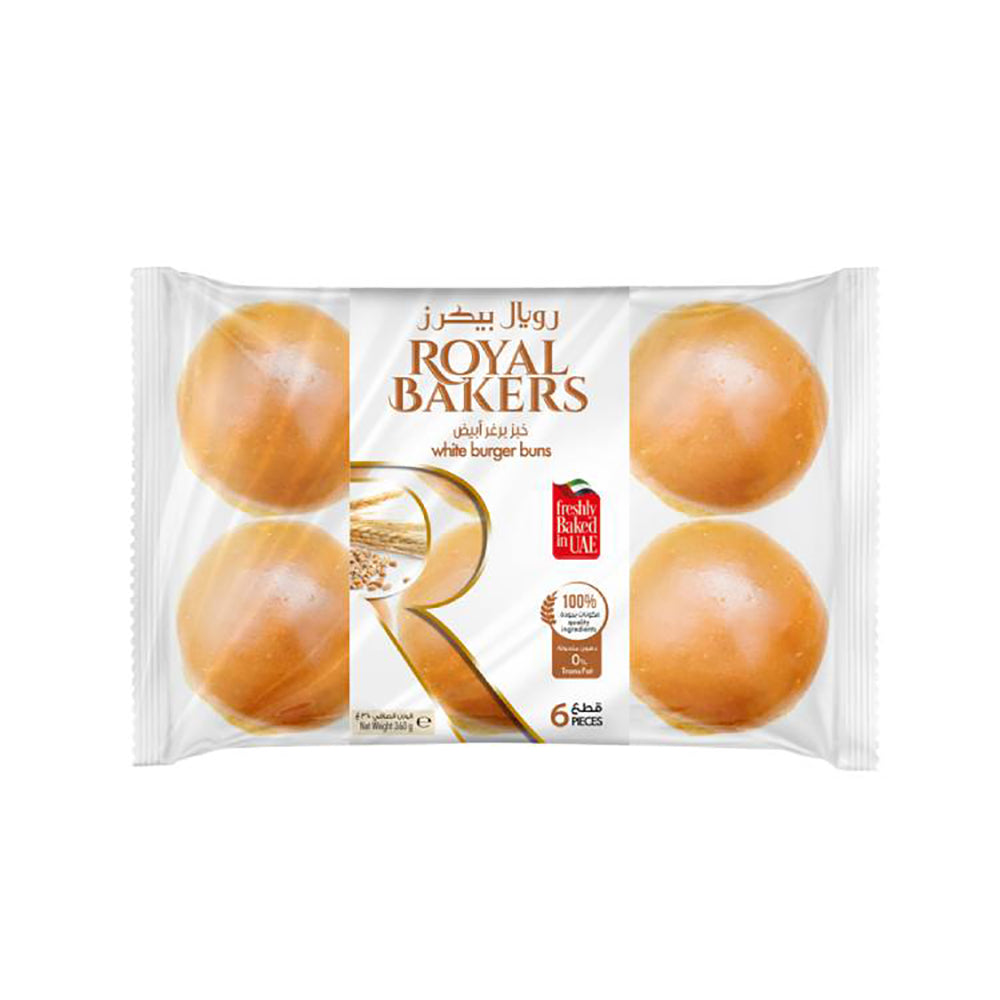 Royal Bakers Bun SL Plain 6s