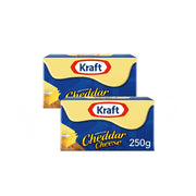 Kraft Cheddar Block Cheese 2X250Gm