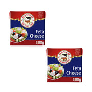 The Three Cows Feta Cheese Red 2X500Gm