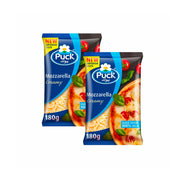 Puck Shredded Mozzarella Cheese 2x180g