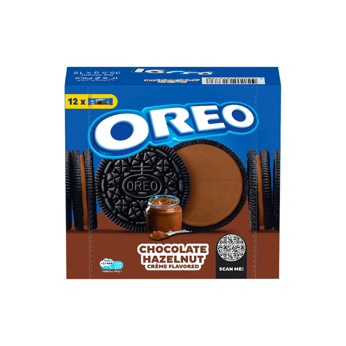 Oreo Chocolate & Hazelnut 12x35.5gm