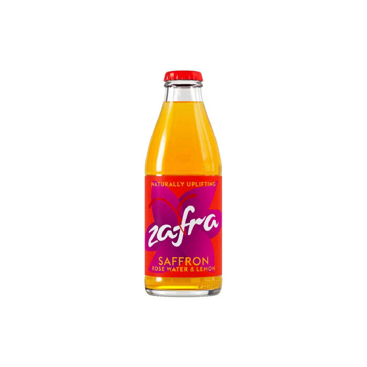 Zafra Saffron Rose Water & Lemon Drink Single Bottle 180ML