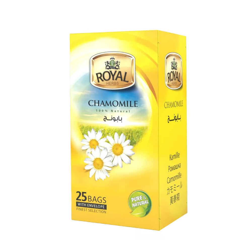 Royal Herbs Chamomile Tea Bags 25s
