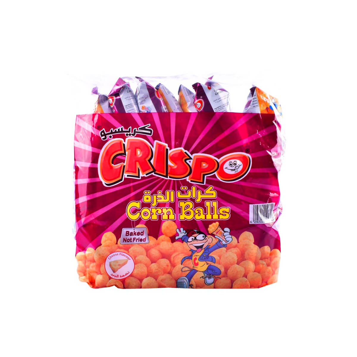 Crispo Cheese Flavoured Corn Balls 23x15g