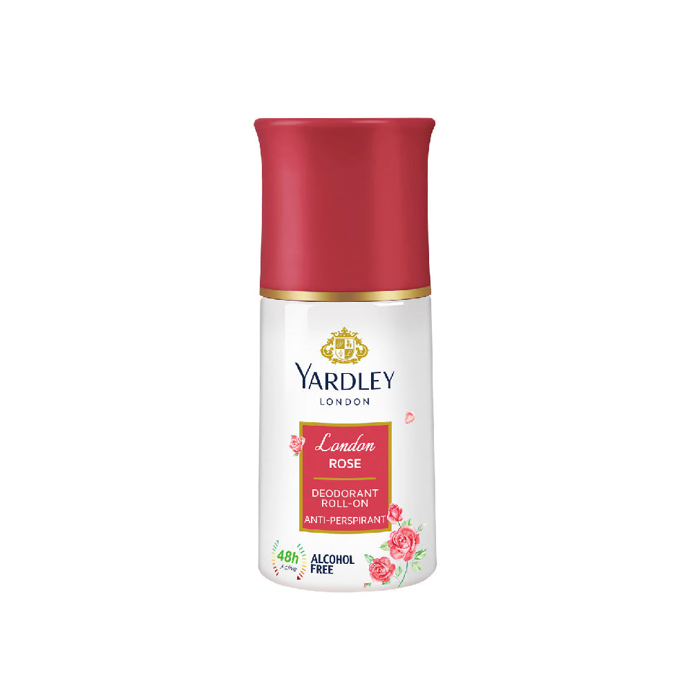 Yardley London Rose Roll On for Women 50ml