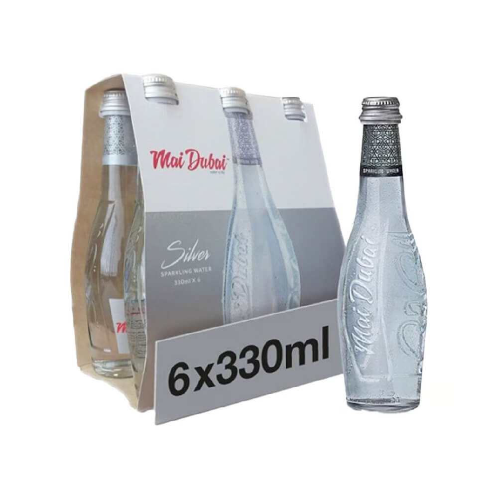 Mai Dubai Glass Sparkling Water 6x330ml
