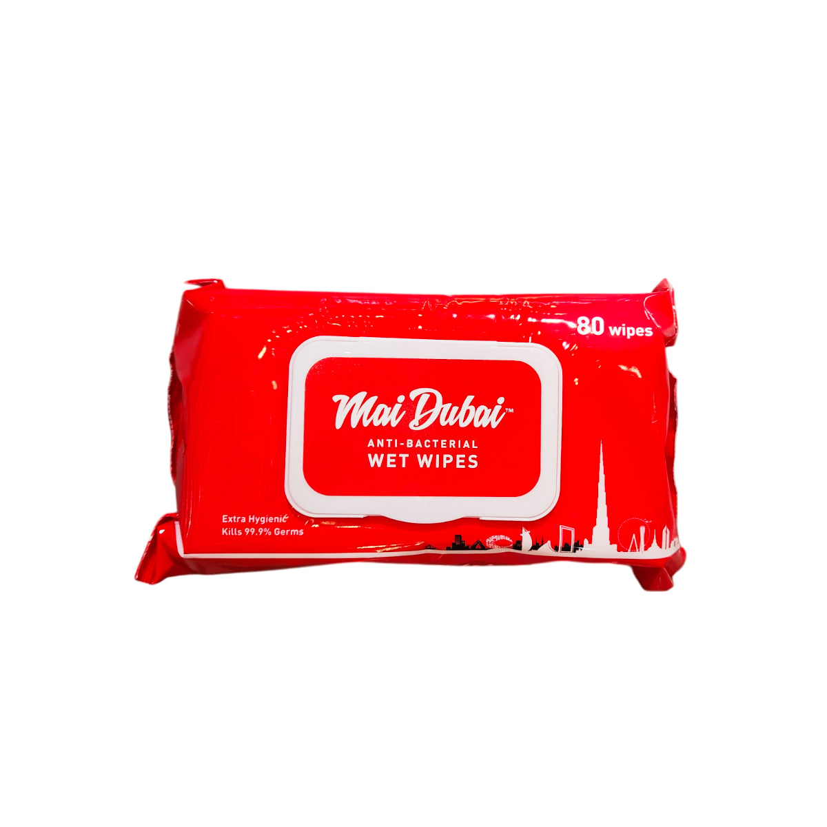 Mai Dubai Anti Bacterial Wet Wipes 80s