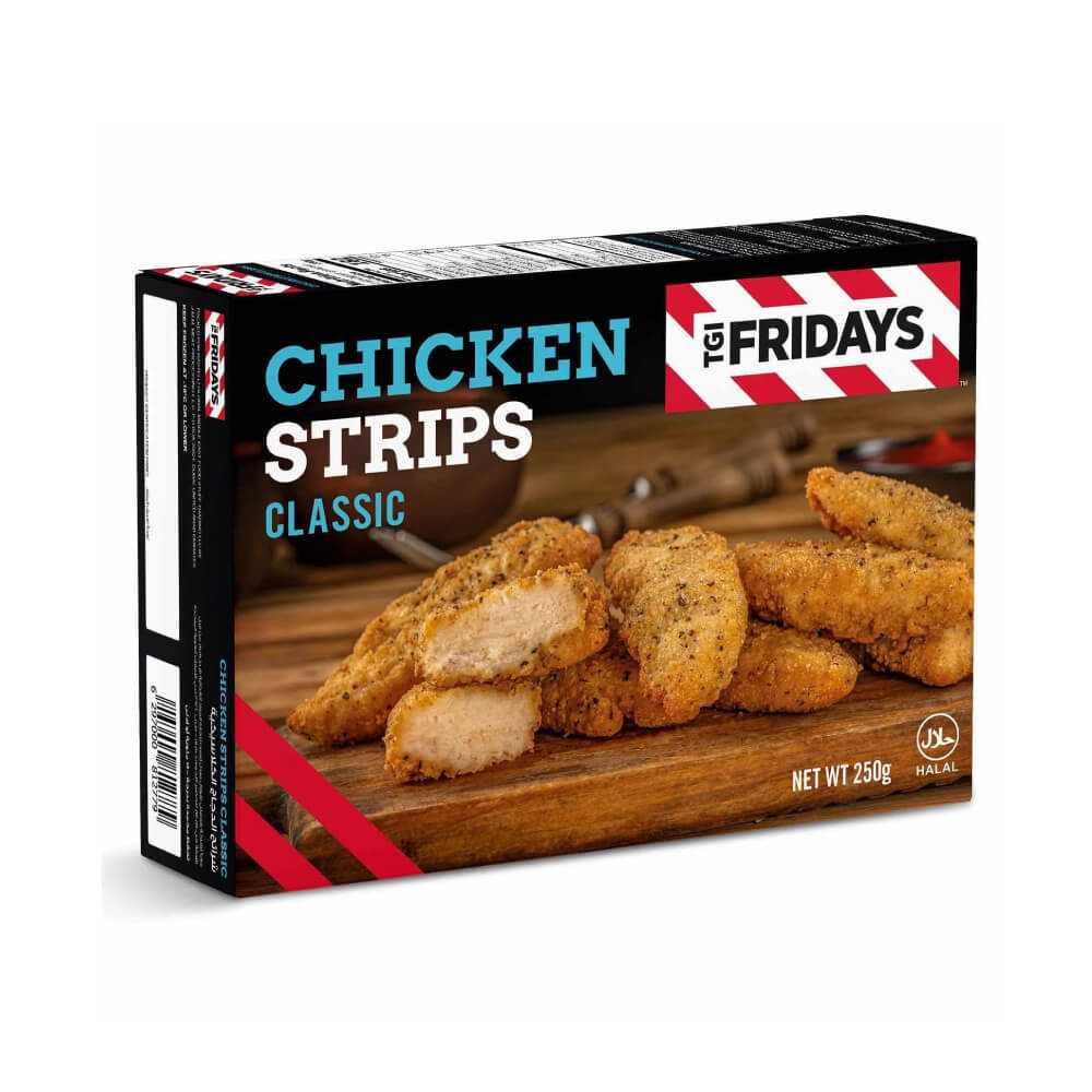 TGI Fridays Classic Boneless Chicken Strips Classic 250gm