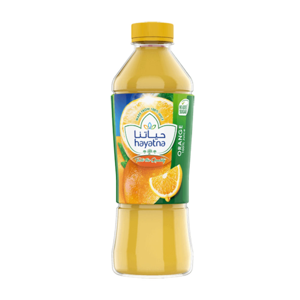 Hayatna 100% Pure Orange Juice No Added Sugar 500ml