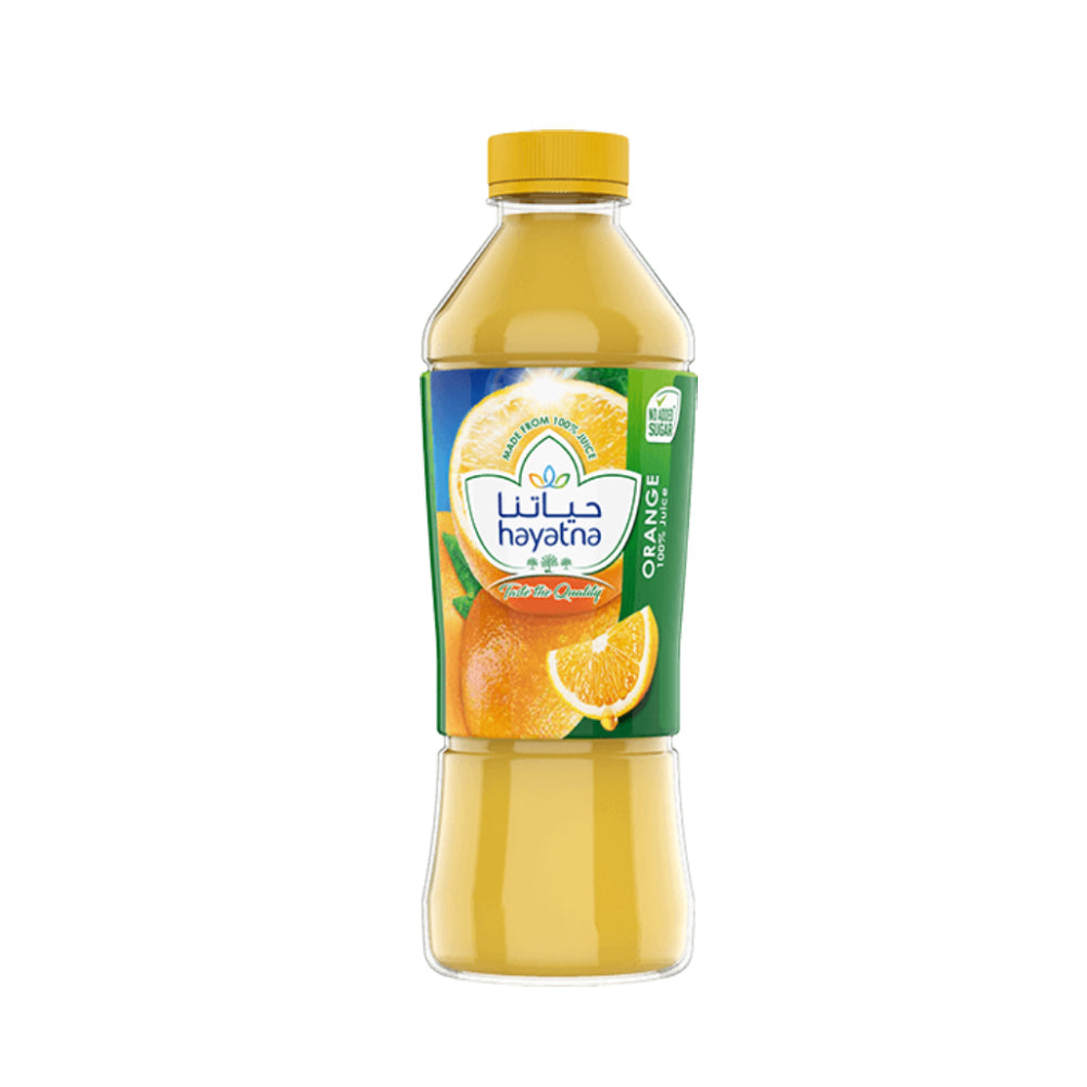 Hayatna 100% Pure Orange Juice No Added Sugar 200ml