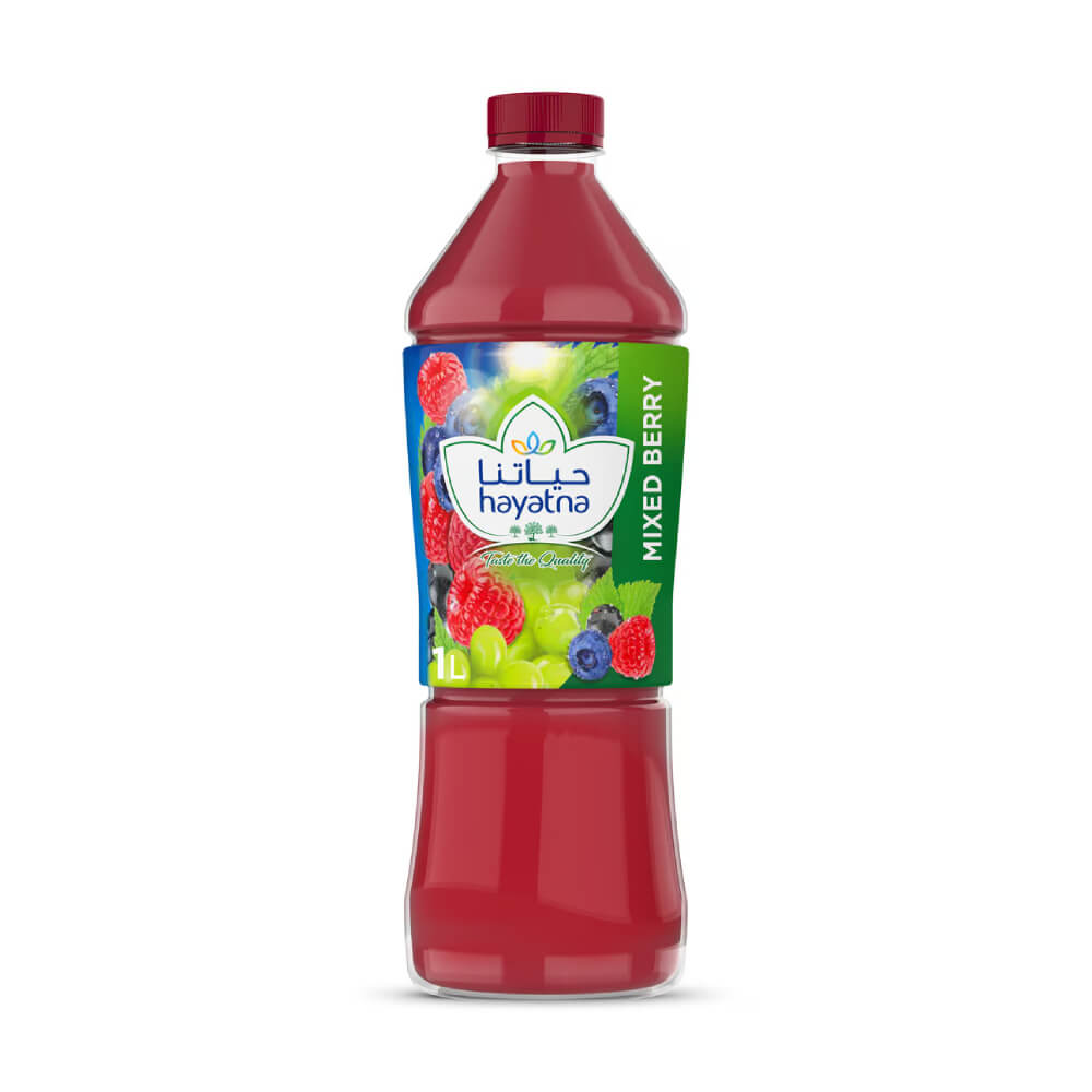 Hayatna Mix Berries Nectar Juice No Added Sugar 1L