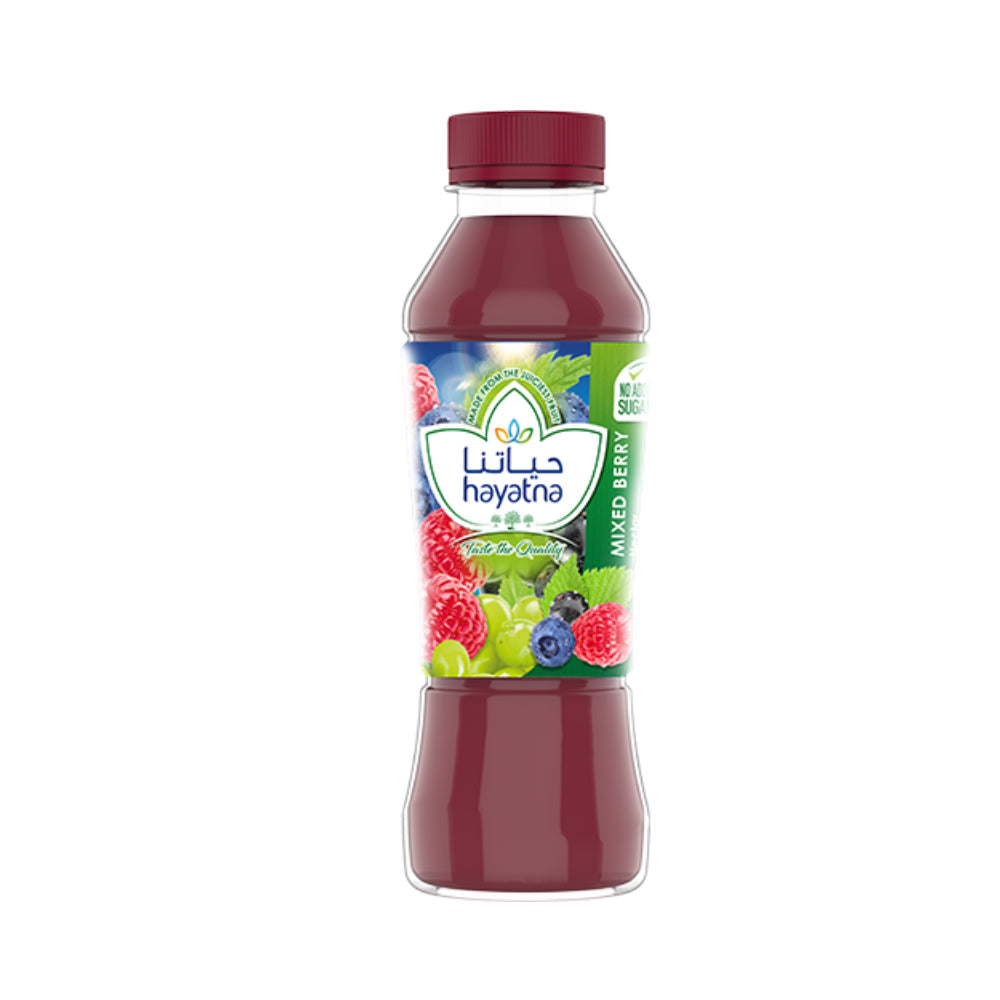 Hayatna Mix Berries Nectar Juice No Added Sugar 200ml