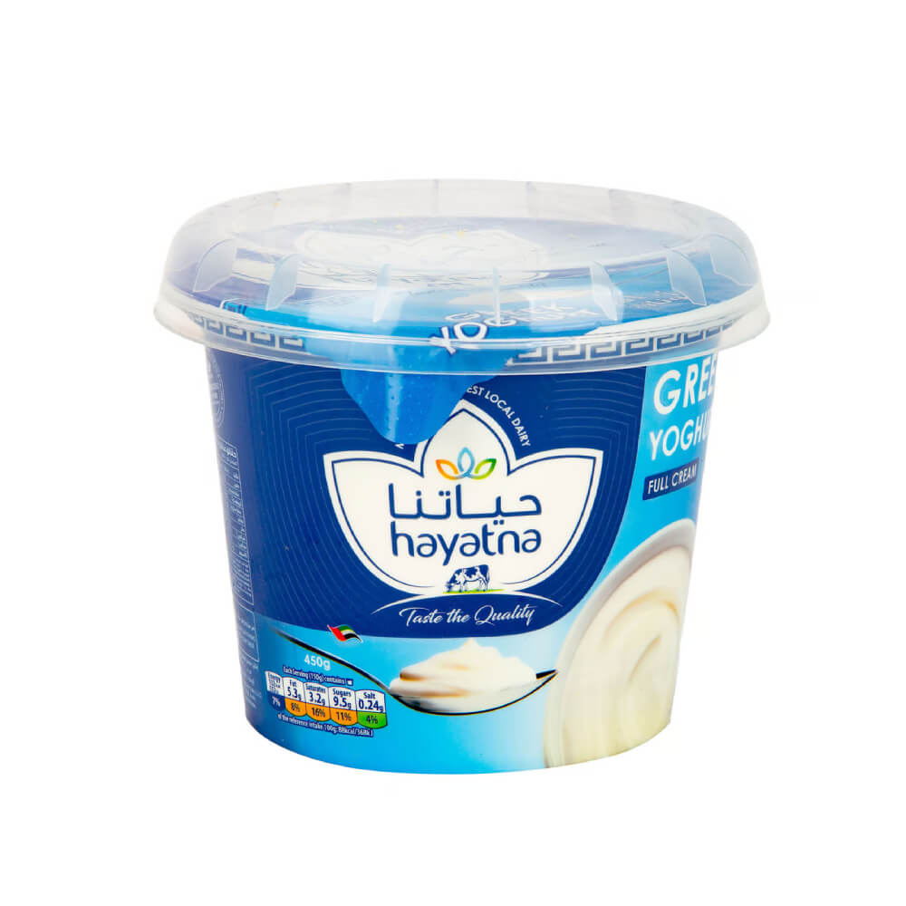 Hayatna Full Cream Greek Yoghurt 450g