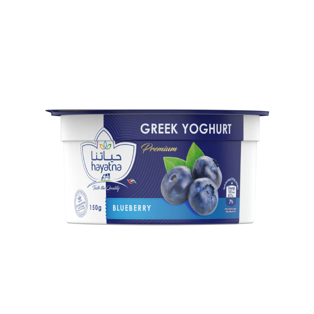 Hayatna Blueberry Flavoured Greek Yoghurt 150gm