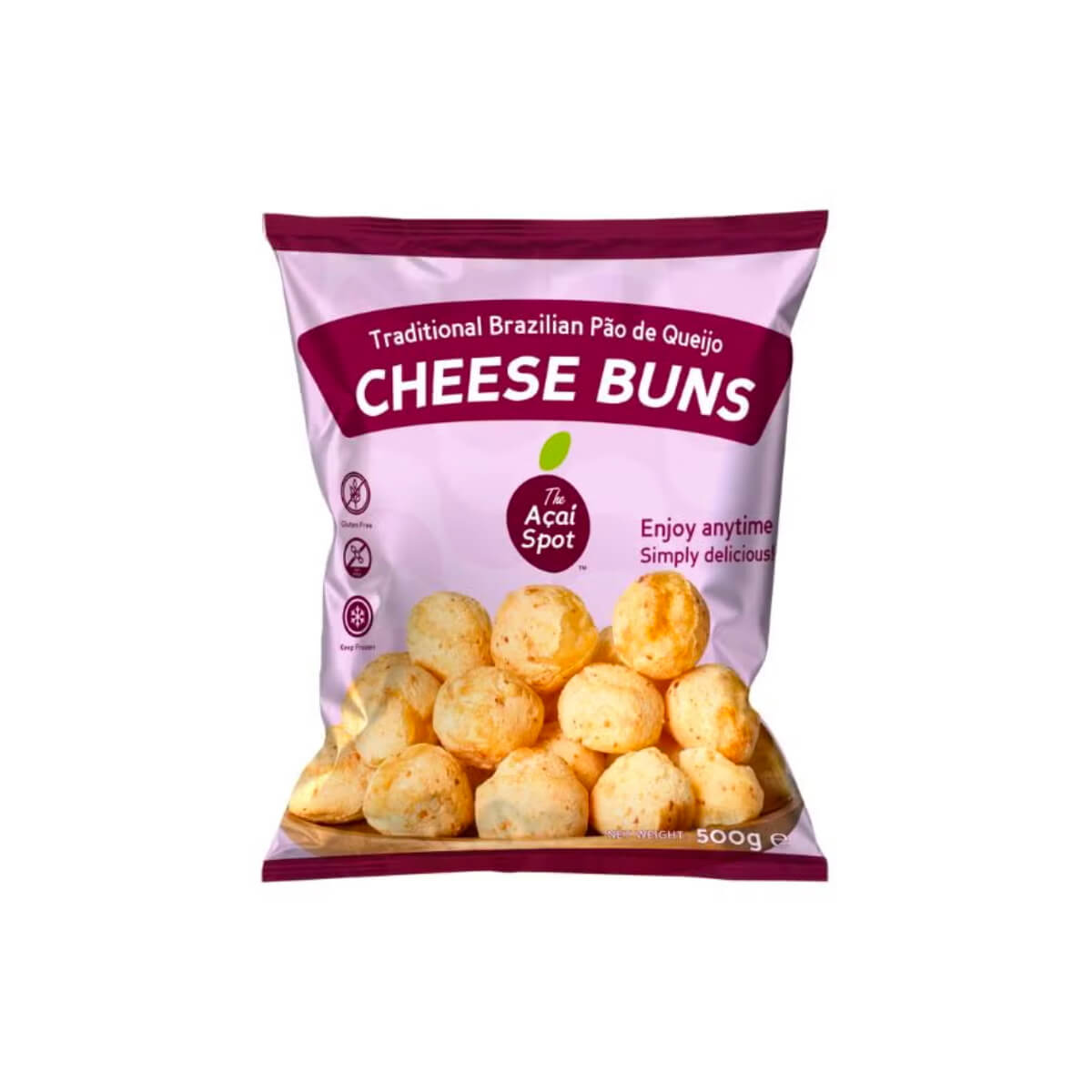 The Acai Spot Brazilian Pao de Queijo Cheese Buns 500g