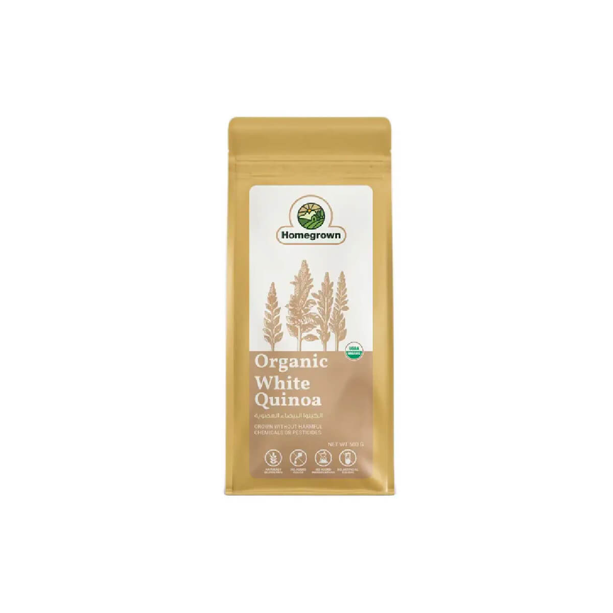 Homegrown Organic White Quinoa 500g