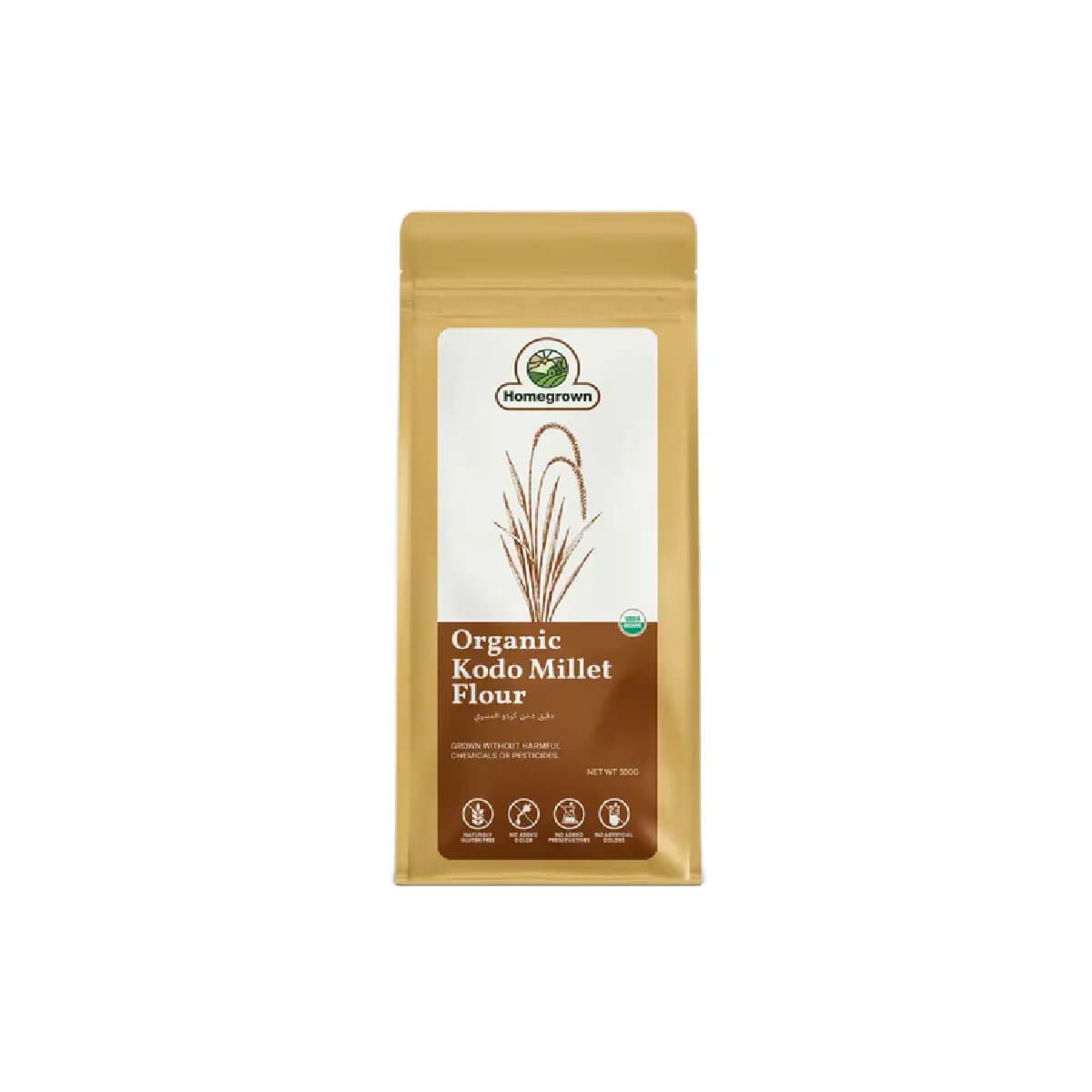 Homegrown Organic Kodo Millet Flour (Kodra Atta) 500g