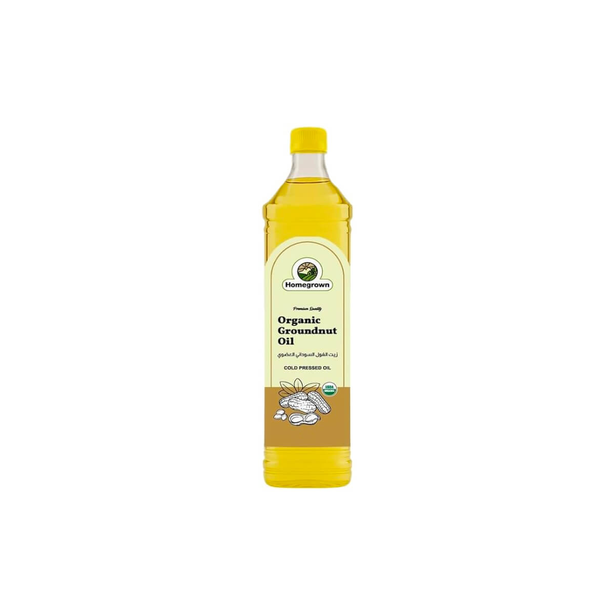 Homegrown Organic Groundnut Oil 500 ml