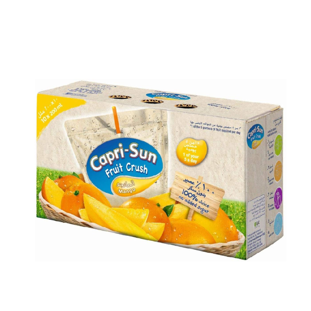 Capri-Sun Fruit Crush Orange NSA 200mlx10