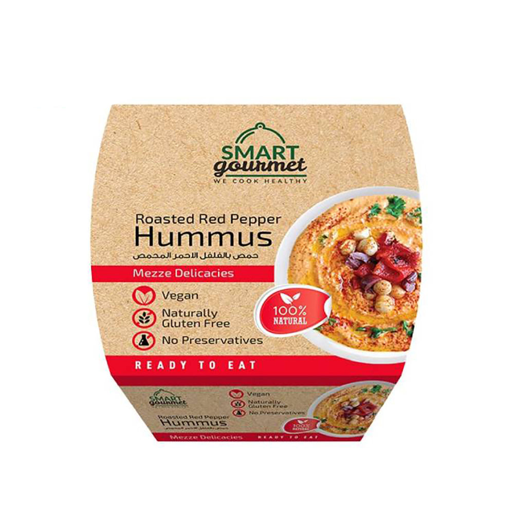 Smart Gourmet Roasted Red Pepper Hummus 225G