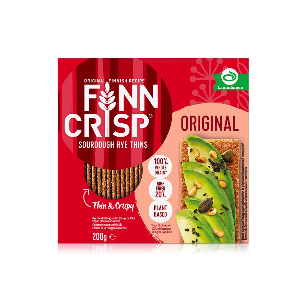 Finn Crisp Sourdough Rye Thins Original 200gm