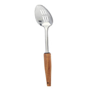 Stainless Steel Acacia Slotted Serving Spoon Ac Ka0124