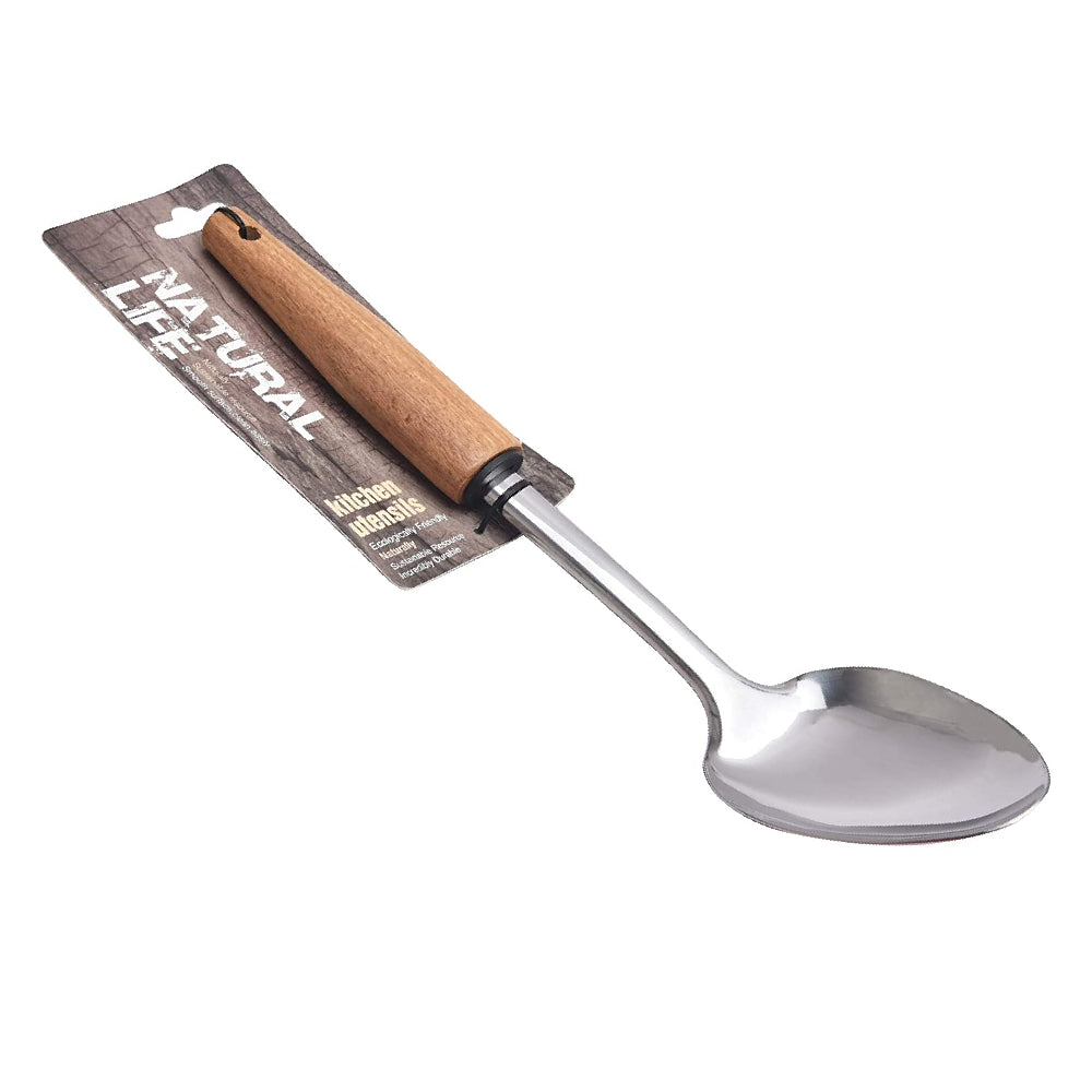 Stainless Steel Acacia Serving Spoon Ac Ka0133