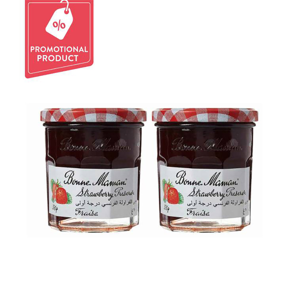 Bonne Maman Jam Strawberry 370Gx2 Promo